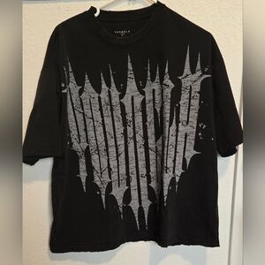 Black Graphic Men's Shirt